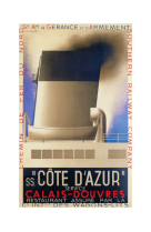 AFFICHE CASSANDRE COTE D-AZUR AMC0027 30X40 EN POCHETTE GIFT