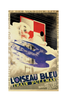 AFFICHE CASSANDRE L-OISEAU BLEU AMC0061 30X40 EN POCHETTE GIFT