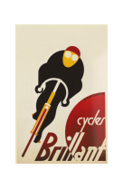 AFFICHE CASSANDRE CYCLES BRILLANT AMC0226 30X40 EN POCHETTE GIFT