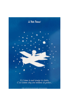 AFFICHE LE PETIT PRINCE COLLECTION BLEU BLANC PRINCE AVION LPPBBP1 30X40 EN POCHETTE GIFT