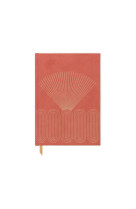 CARNET TERRACOTTA RADIANT RAYS