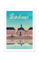 AFFICHES BORDEAUX PLACE DE LA BOURSE BY NIGHT  350 G/M?