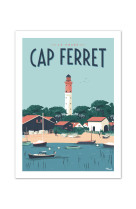 AFFICHES CAP FERRET LE PHARE 50X70CM  350 G/M²