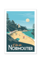 AFFICHES NOIRMOUTIER PLAGE DE L-ANSE ROUGE  50X70CM  350 G/M?