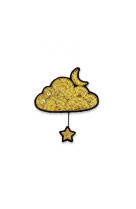 BROCHE NUAGE ET ETOILE