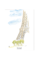 SEMPE TOUR EIFFEL - 30X40 CM