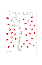 ONLY LOVE - 30X40 CM