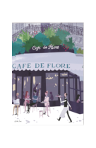 30X40 CM WLPP PARIS CAFE DE FLORE