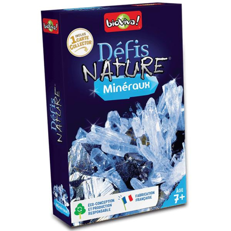 DEFIS NATURE  -  MINERAUX - BIOVIVA EDITIONS - NC