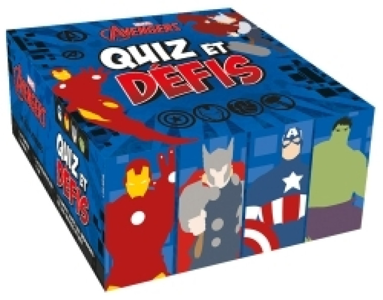 MARVEL, AVENGERS, BOITE QUIZ ET DEFIS [SOLDE] - XXX - DISNEY HACHETTE