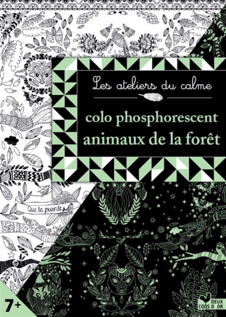 COLO PHOSPHORESCENT ANIMAUX DE LA FORET - LILI LA BALEINE - Deux coqs d'or