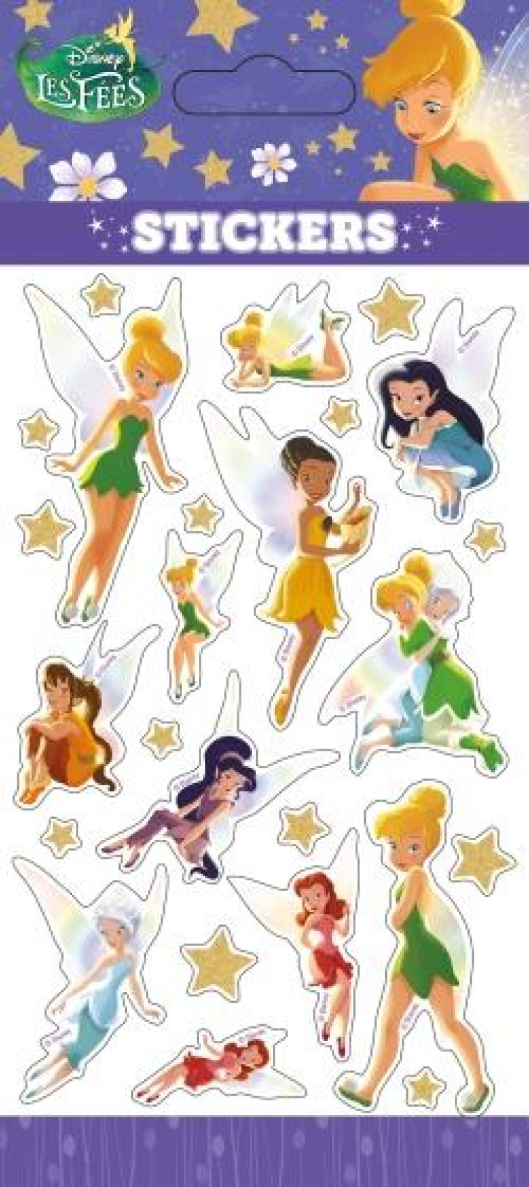 LA FEE CLOCHETTE  -  STICKER SHEETS GLITTER - XXX - Hachette jeunesse-Disney