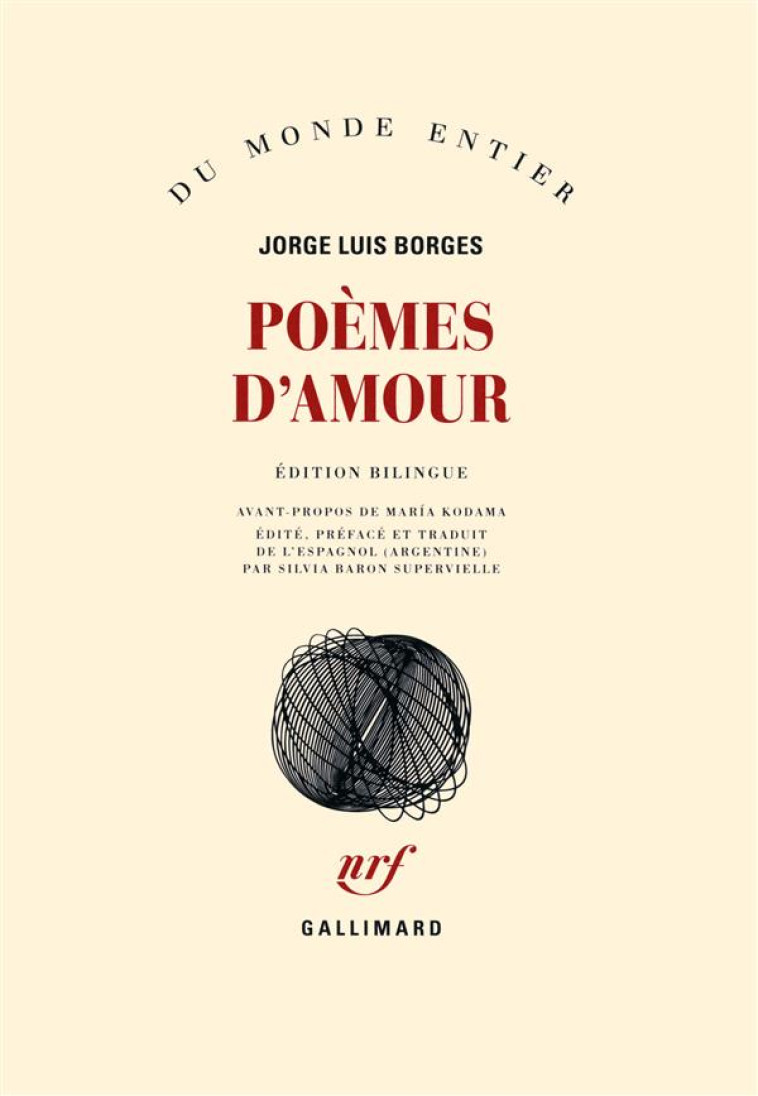 POEMES D'AMOUR - BORGES JORGE LUIS - Gallimard