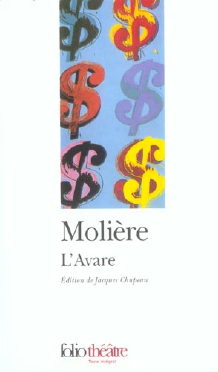 L'AVARE - MOLIERE - GALLIMARD