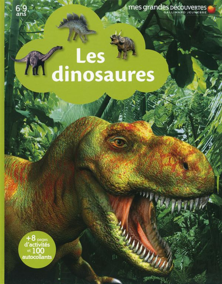 LE TEMPS DES DINOSAURES - COLLECTIF - Gallimard-Jeunesse