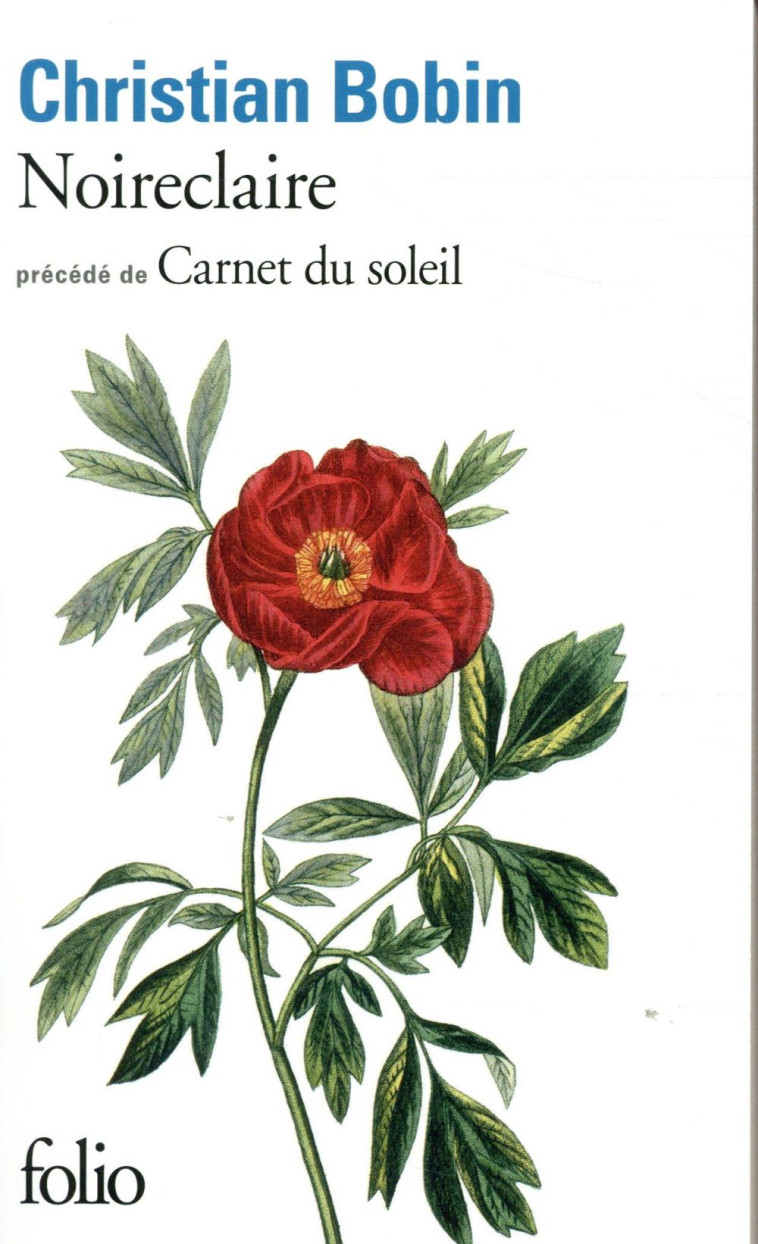 NOIRECLAIRE  -  CARNET DU SOLEIL - BOBIN CHRISTIAN - GALLIMARD