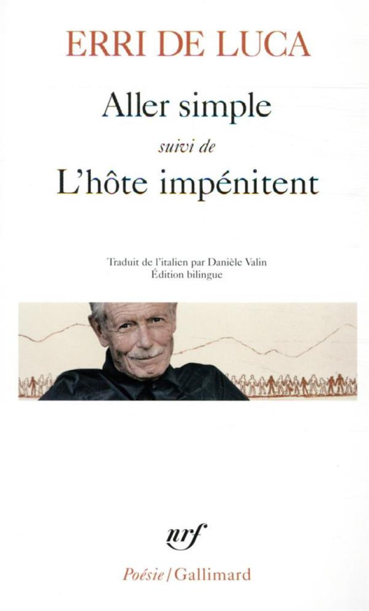 ALLER SIMPLE  -  L'HOTE IMPENITENT - DE LUCA ERRI - GALLIMARD