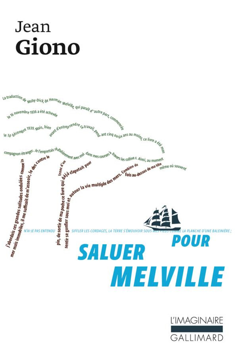 POUR SALUER MELVILLE - GIONO JEAN - GALLIMARD