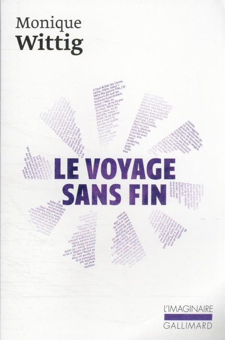 LE VOYAGE SANS FIN - WITTIG/DELORME/MURAT - GALLIMARD