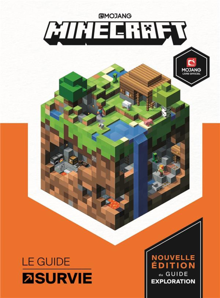 MINECRAFT  -  GUIDE OFFICIEL DE LA SURVIE - MILTON/MARSH - GALLIMARD