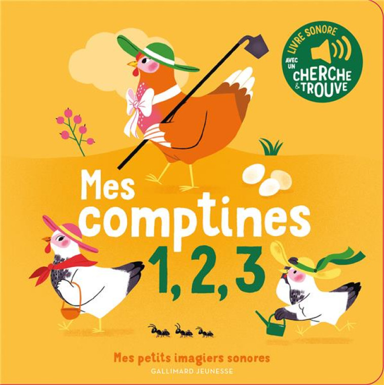 MES COMPTINES 1, 2, 3 - FOUQUIER - GALLIMARD