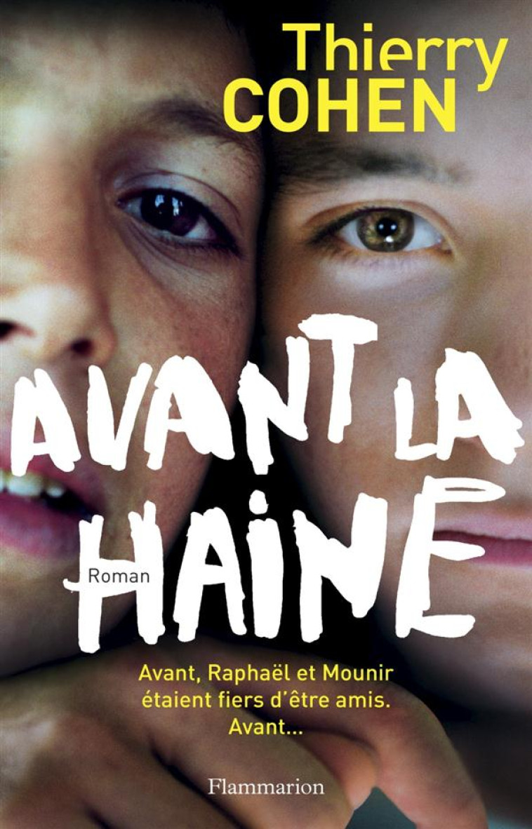 AVANT LA HAINE - COHEN THIERRY - Flammarion