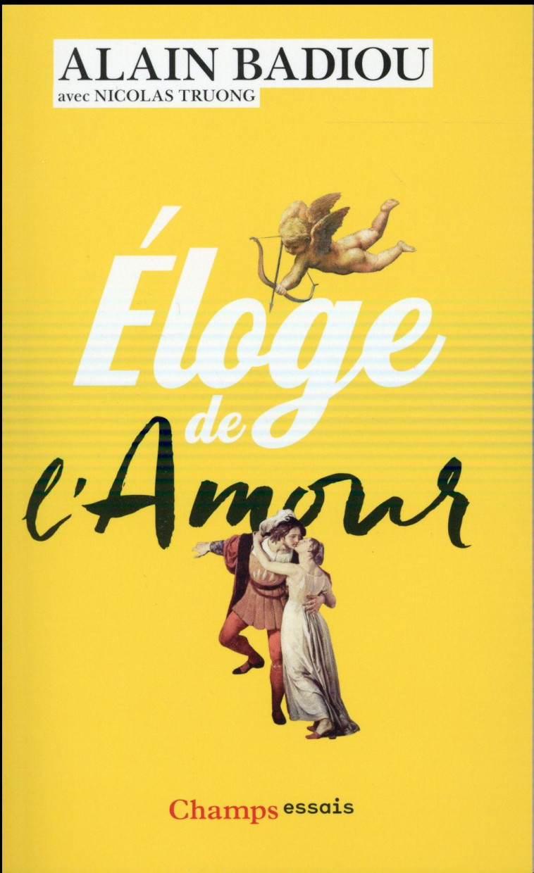 ELOGE DE L'AMOUR - BADIOU ALAIN - Flammarion