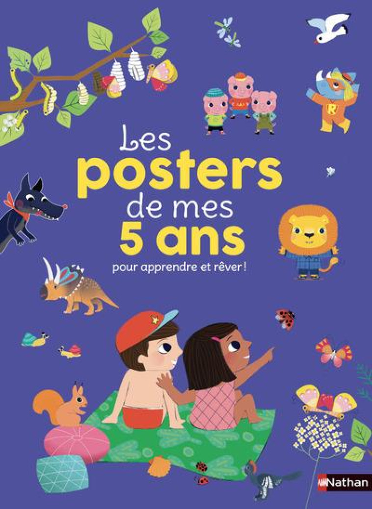 LES POSTERS DE MES 5 ANS POUR APPRENDRE ET REVER ! - ALADJIDI/CAROLINE - CLE INTERNAT