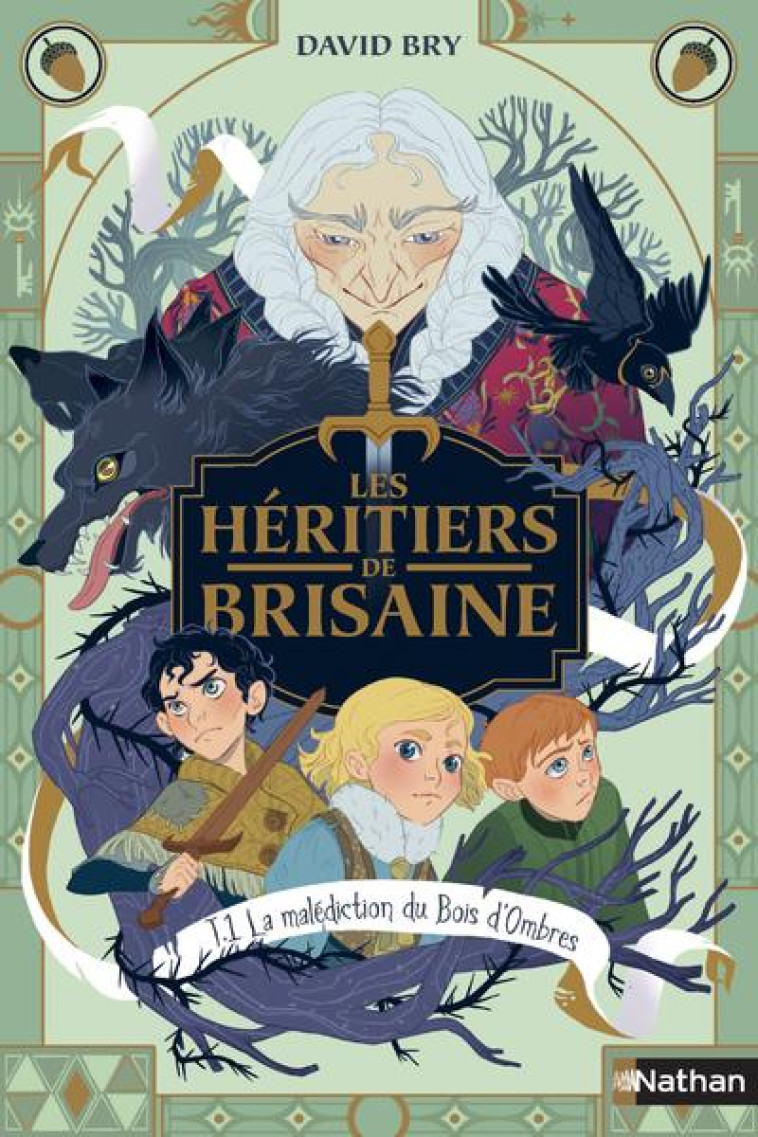 LES HERITIERS DE BRISAINE T.1  -  LA MALEDICTION DU BOIS D'OMBRES - BRY/CHEVALIER - CLE INTERNAT