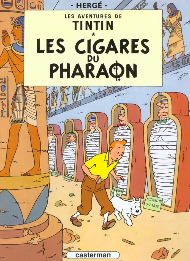 LES AVENTURES DE TINTIN T.4  -  LES CIGARES DU PHARAON - HERGE - CASTERMAN