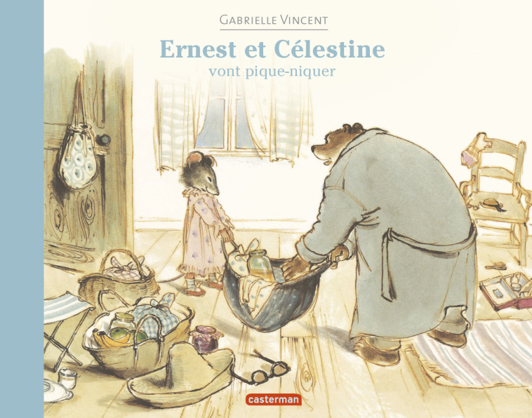 ERNEST ET CELESTINE - ERNEST ET CELESTINE VONT PIQUE-NIQUER - FORMAT BROCHE - Gabrielle Vincent - CASTERMAN