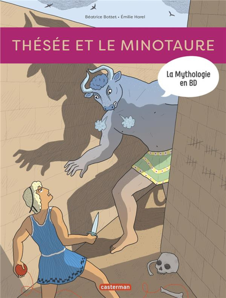 LA MYTHOLOGIE EN BD  -  THESEE ET LE MINOTAURE - BOTTET/HAREL - CASTERMAN