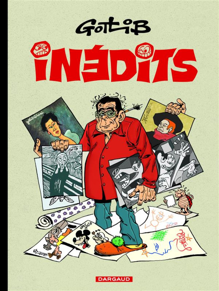 GOTLIB  -  INEDITS - GOTLIB MARCEL - DARGAUD