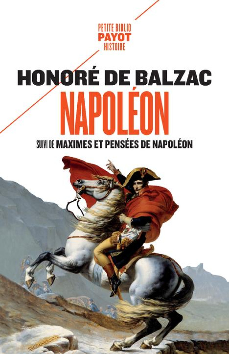 NAPOLEON  -  MAXIMES ET PENSEES DE NAPOLEON - BALZAC HONORE DE - PAYOT POCHE