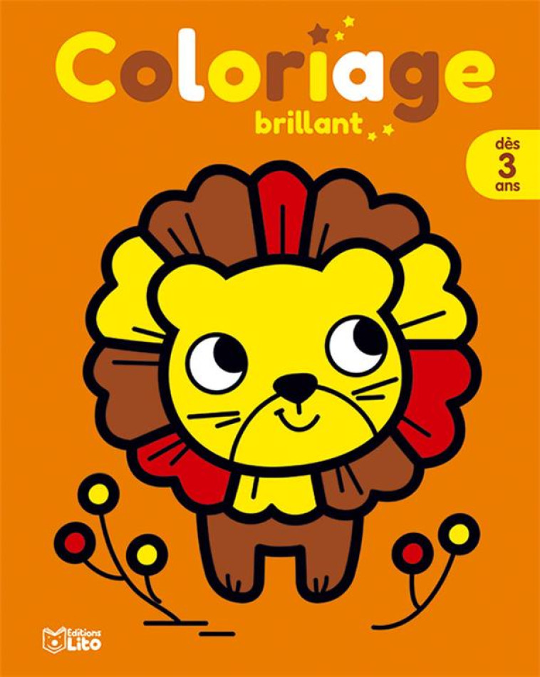 COLORIAGE BRILLANT  -  LE LION - XXX - LITO