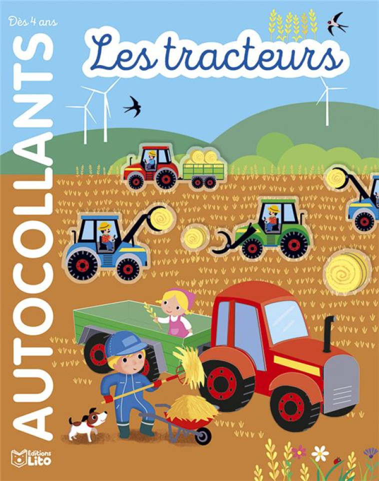 AUTOCOLLANTS  -  LES TRACTEURS - XXX - LITO