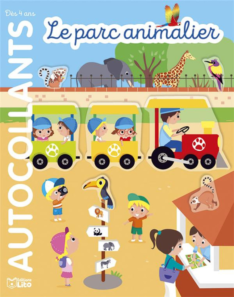 AUTOCOLLANTS  -  LE PARC ANIMALIER - XXX - LITO