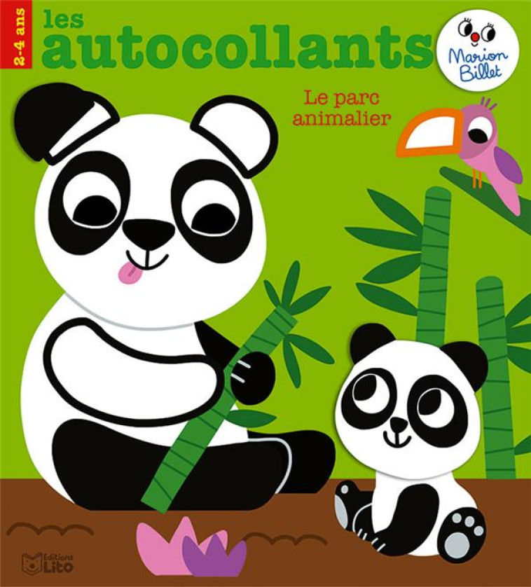 LES AUTOCOLLANTS MARION BILLET  -  LE PARC ANIMALIER - XXX - LITO