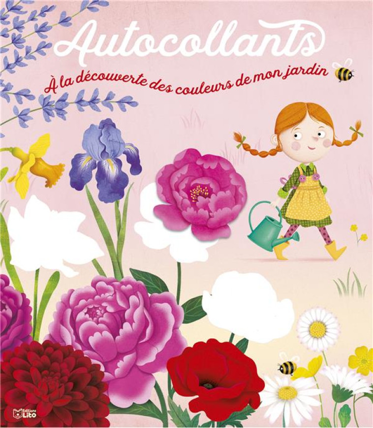 AUTOCOLLANTS  -  A LA DECOUVERTE DES COULEURS DE MON JARDIN - XXX - LITO