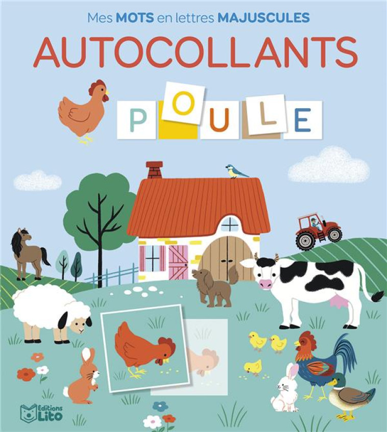 AUTOCOLLANTS POULE - XXX - LITO