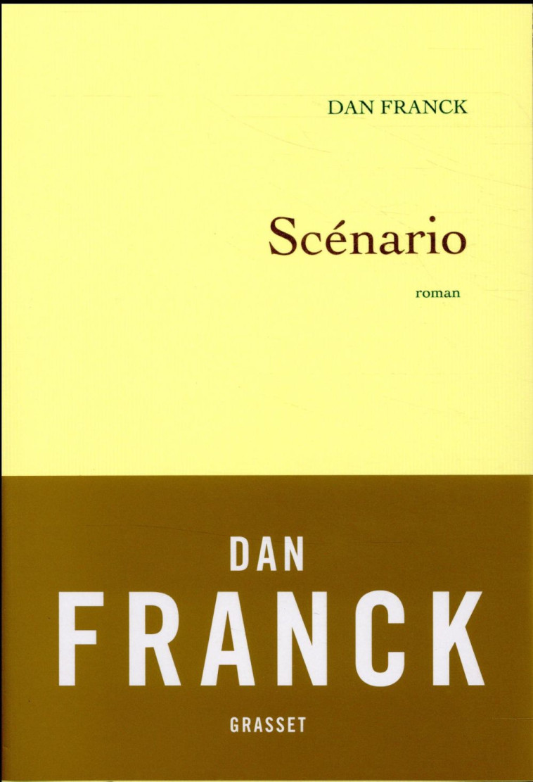 SCENARIO - FRANCK DAN - GRASSET