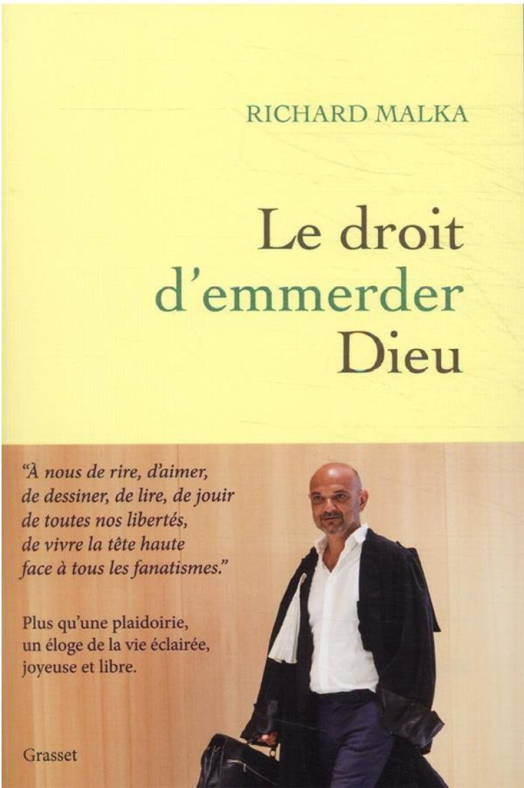 LE DROIT D'EMMERDER DIEU - MALKA RICHARD - GRASSET