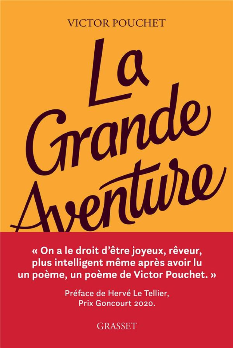 LA GRANDE AVENTURE - POUCHET VICTOR - GRASSET