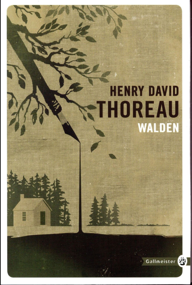 WALDEN  -  NOUVELLE TRADUCTION DE JACQUES MAILHOS - THOREAU HENRY DAVID - Gallmeister