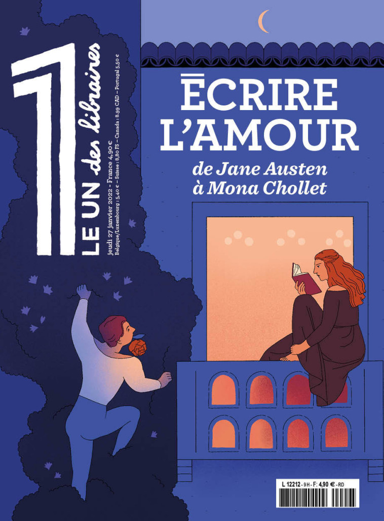 LE 1 DES LIBRAIRES - ECRIRE L-AMOUR, DE JANE AUSTEN A MONA CHOLLET -  Collectif - LE UN