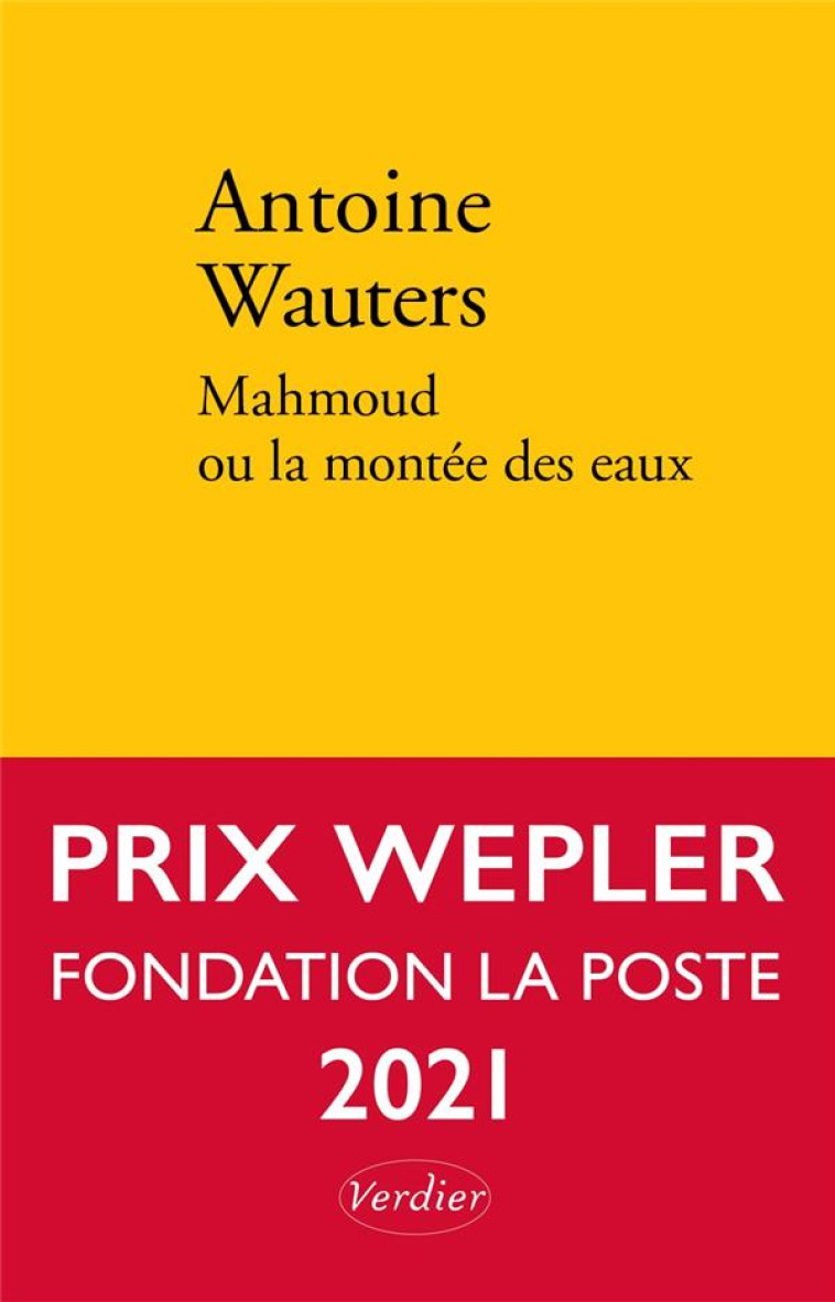 MAHMOUD OU LA MONTEE DES EAUX - WAUTERS ANTOINE - VERDIER