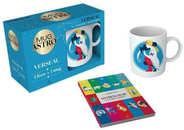 VERSEAU  -  COFFRET MUG ASTRO - XXX - PAPIER CADEAU