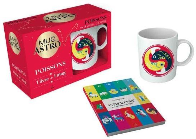 POISSON  -  COFFRET MUG ASTRO - XXX - PAPIER CADEAU