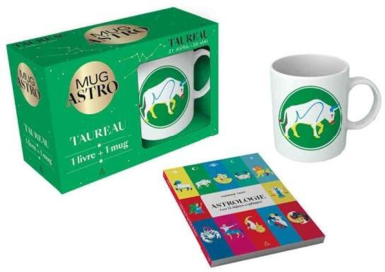 TAUREAU  -  COFFRET MUG ASTRO - XXX - PAPIER CADEAU