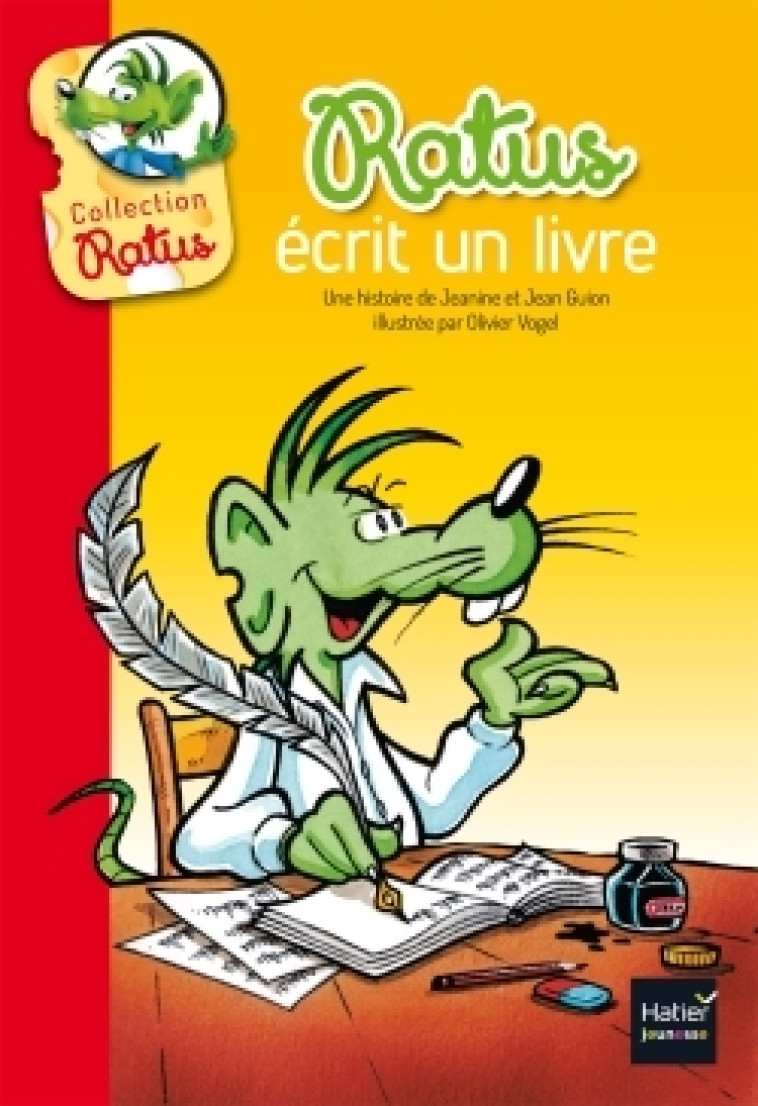 RATUS ECRIT UN LIVRE - Jean Guion - HATIER JEUNESSE